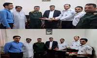 حضور مسئولان شهرستان جاسک در پایگاه اورژانس به مناسبت روز ملی اورژانس